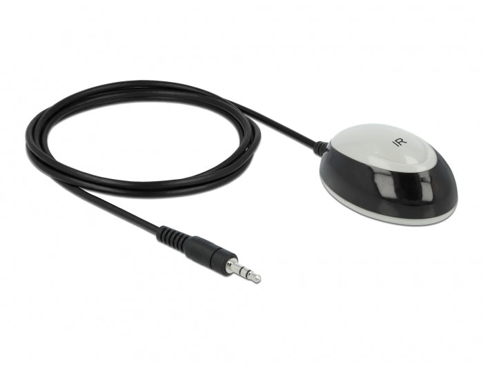 DeLOCK KVM-Extender-Empfänger (RX) – IR-Empfänger, 3,5 mm Klinke, 125 cm, kabellos – für Delock-Modelle (z. B.