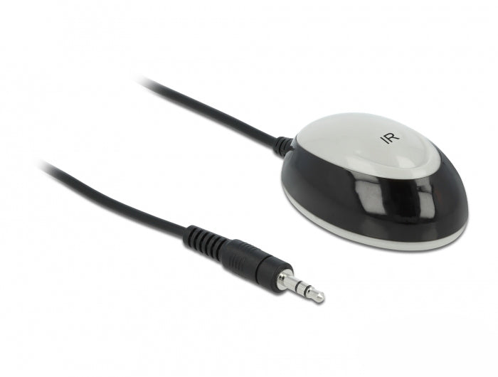 DeLOCK KVM-Extender-Empfänger (RX) – IR-Empfänger, 3,5 mm Klinke, 125 cm, kabellos – für Delock-Modelle (z. B.