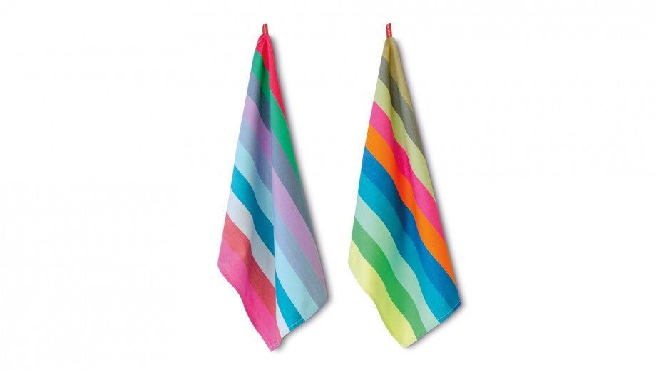 Remember – Geschirrtücher 2er-Set, 50 × 70 cm, Baumwolle, Mehrfarbig