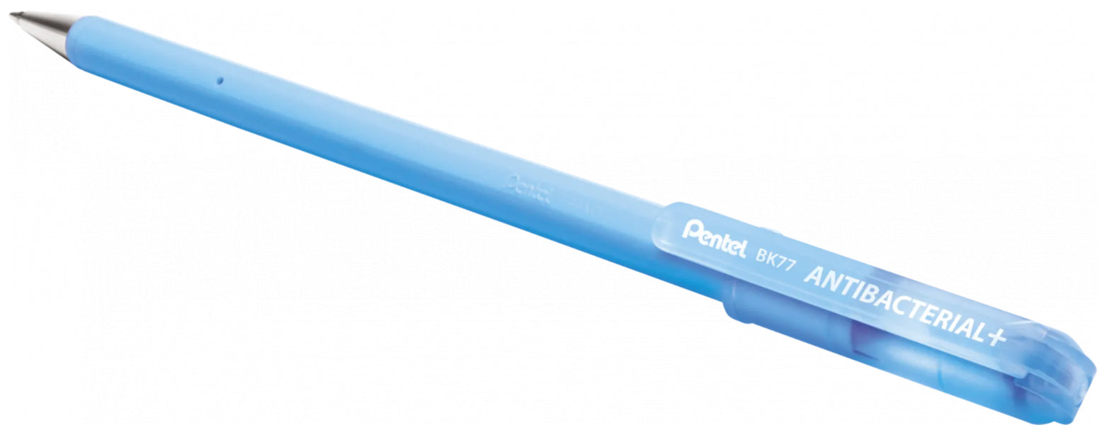 Pentel Kugelschreiber – 12er Pack, Schwarz, Spitze 0,7 mm, antibakteriell