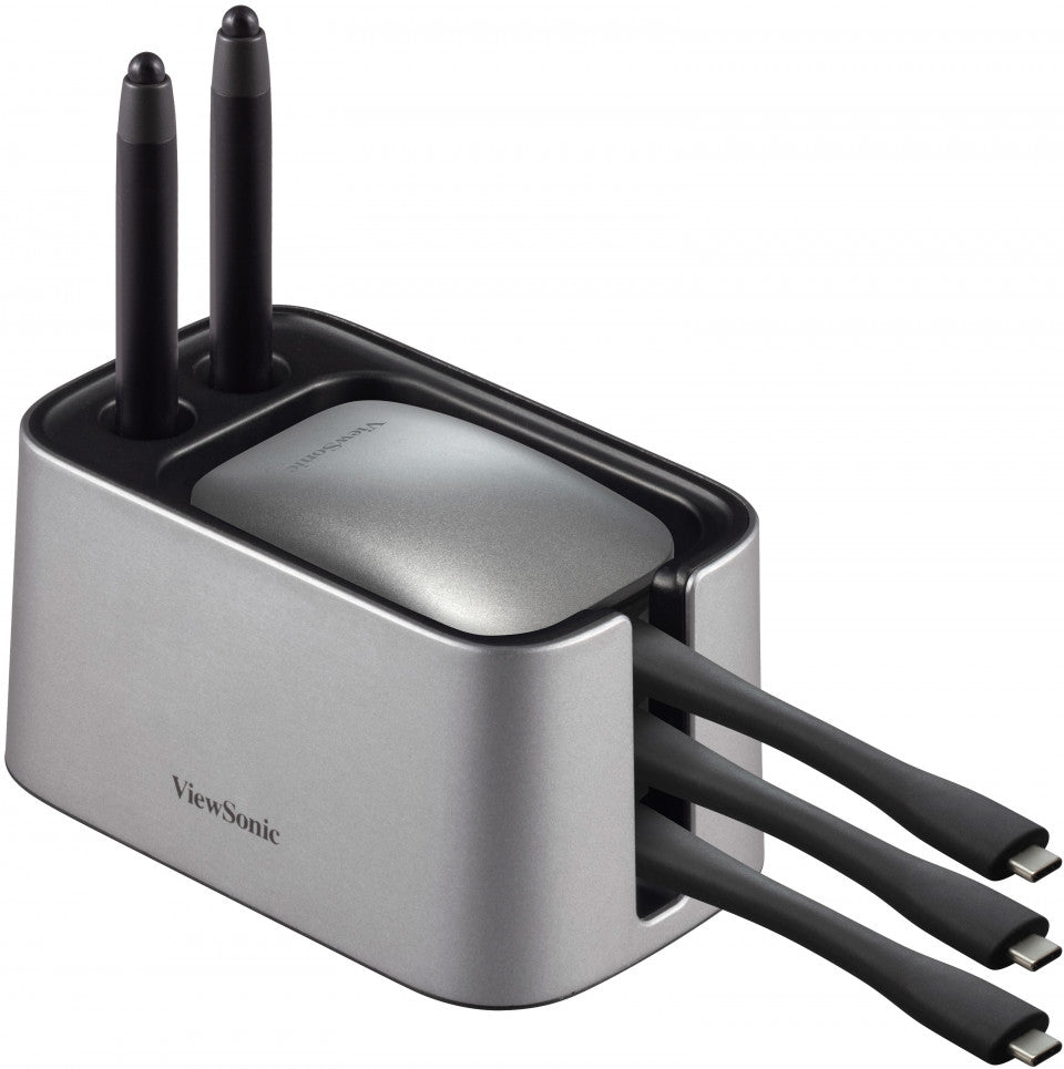 Viewsonic CAST Button Aufbewahrungsbox – Präsentationsbutton – Grau/Schwarz