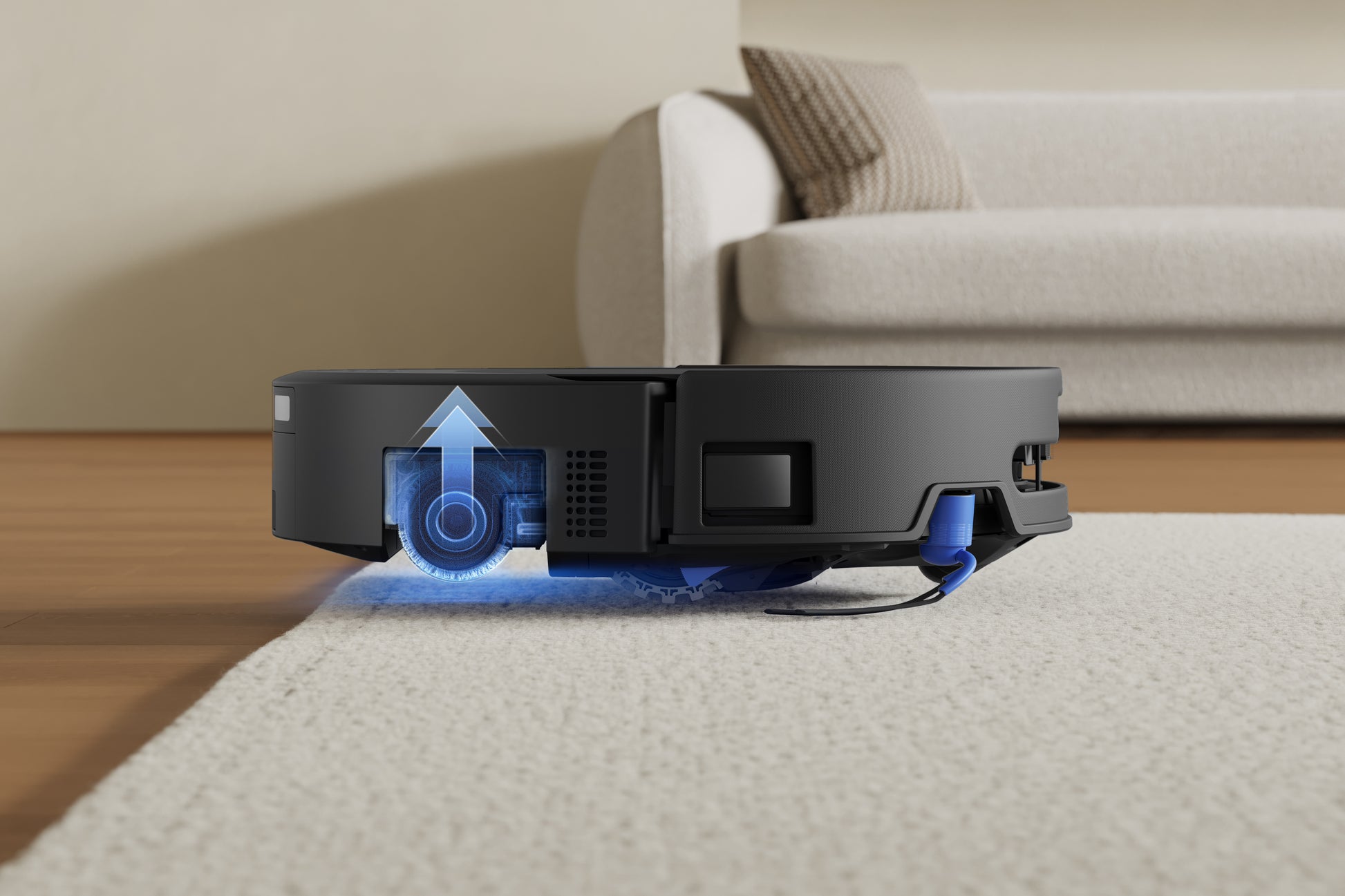 Ecovacs Saugroboter DEEBOT T90 PRO OMNI, mit Absaugstation, mit Wischfunktion – 30000 Pa, 350 min, Höhe 98 mm