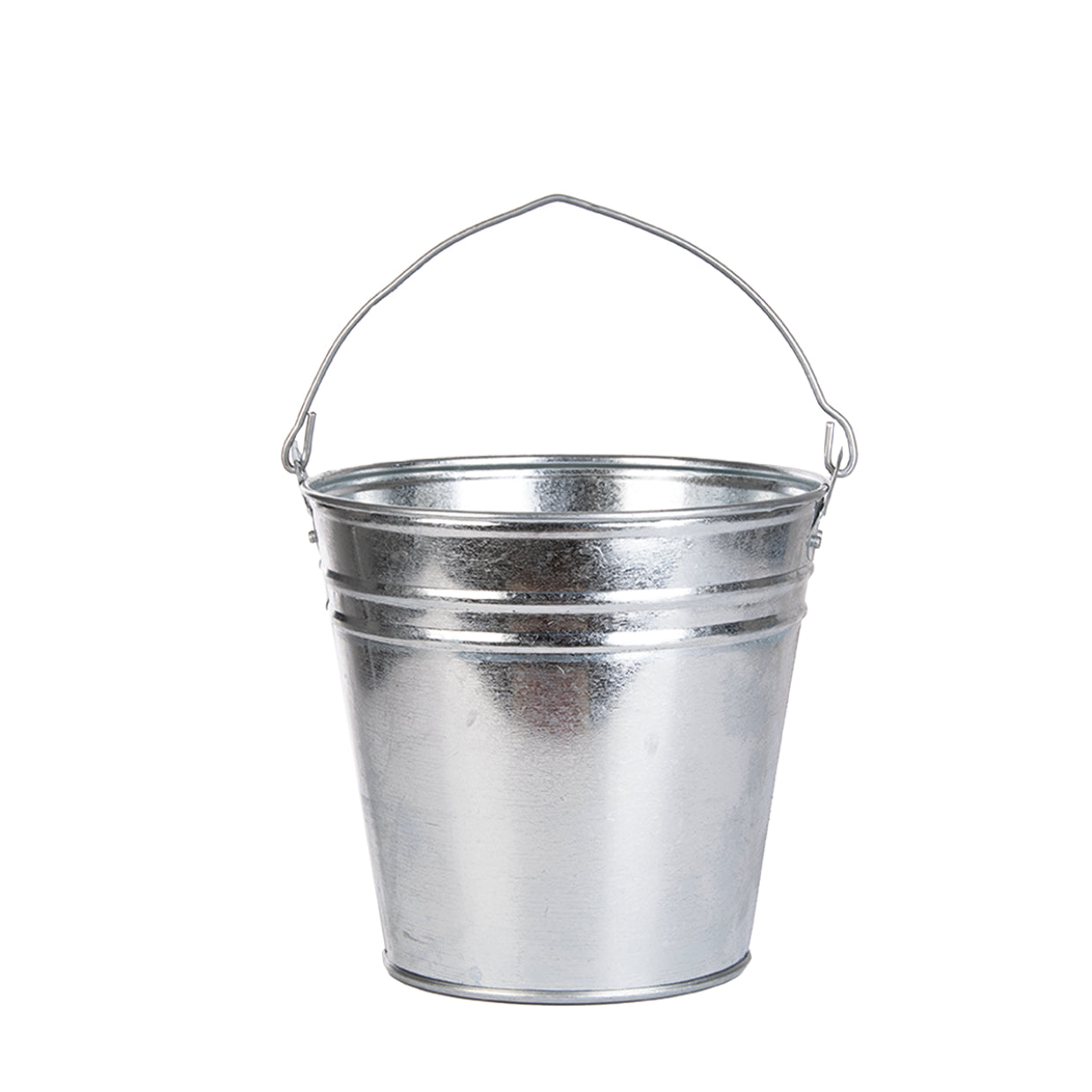 Esschert Design Putzeimer Zinkeimer M – 6,9 l – Zink – Silber