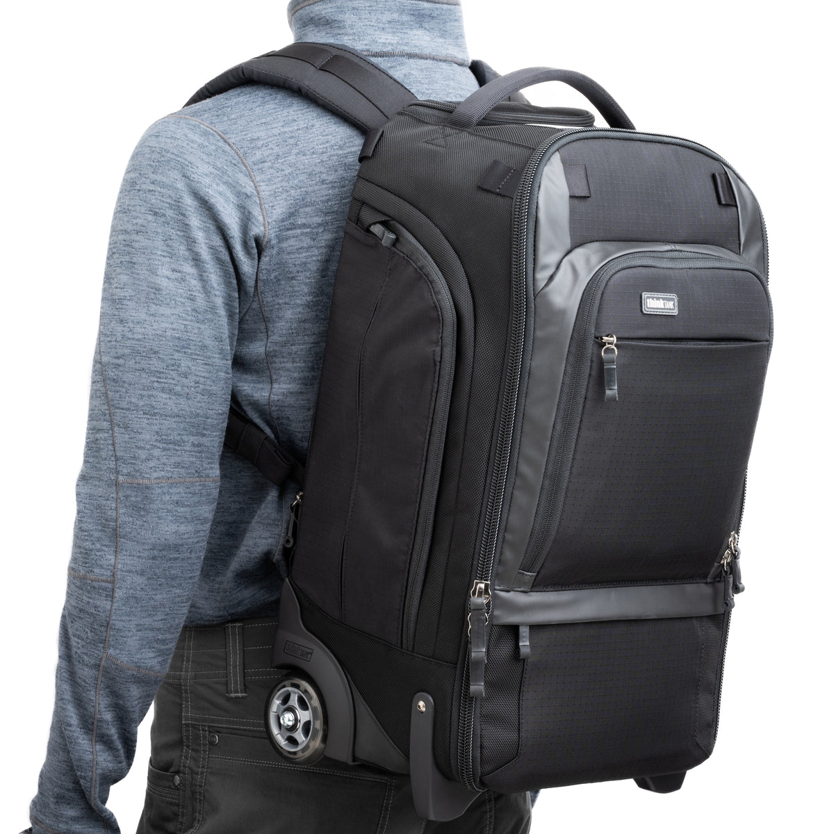 Think Tank Walker Pro Trolley – Laptopfach, Regenabdeckung – für Notebooks bis 40,6 cm (16") – Schwarz