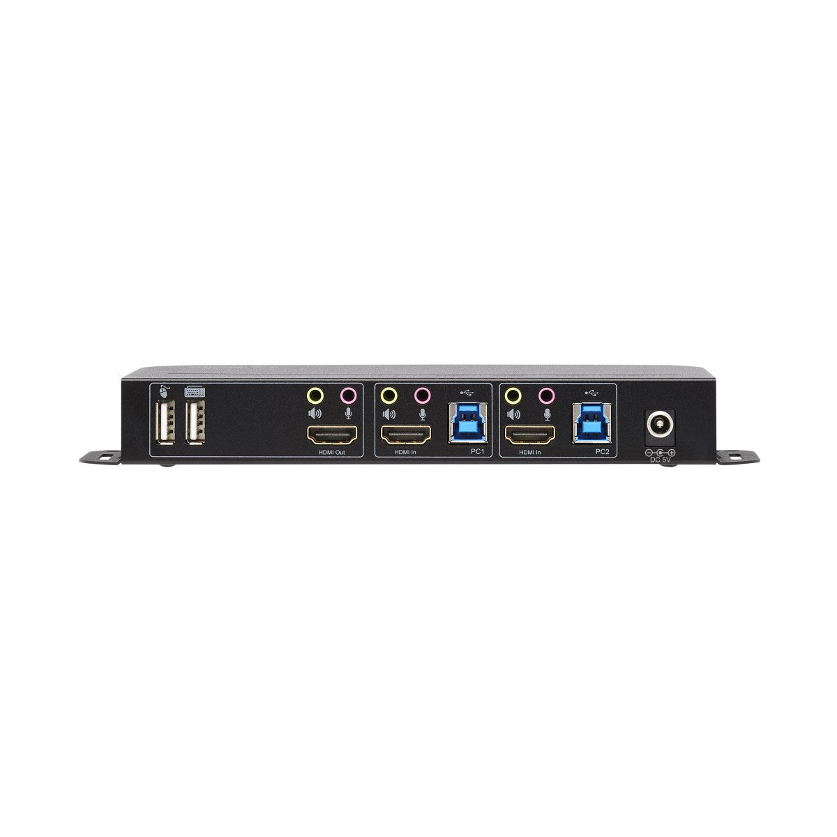 Tripp Lite B005-HUA2-K – 2-Port HDMI KVM-Switch – 4K/60 Hz, USB 3.0-Hub, Audio