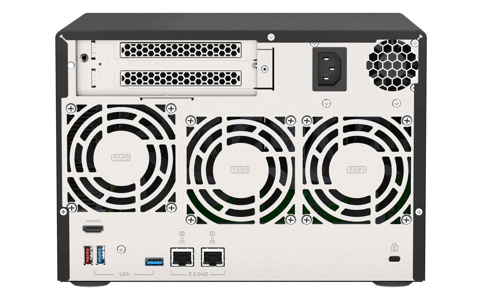 QNAP TVS-675 – 6-Bay Tower NAS – ZhaoXin KX-U6580, 8 GB RAM, 2,5GbE, QuTS hero