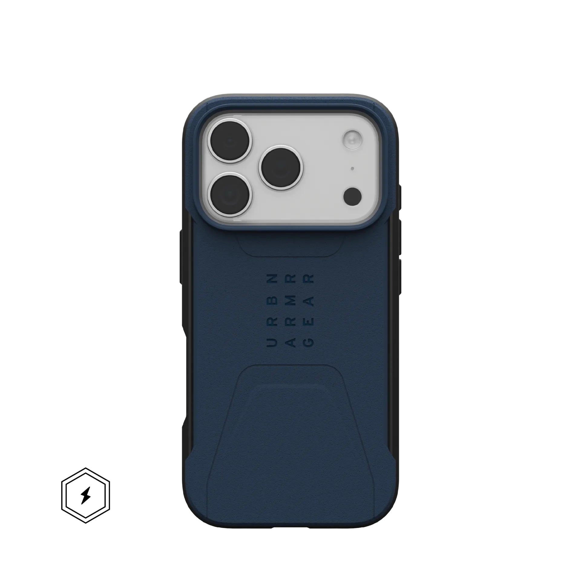 Urban Armor Gear Backcover Civilian MS Pro – für Apple iPhone 17 Pro – blau – PC – MagSafe-kompatibel