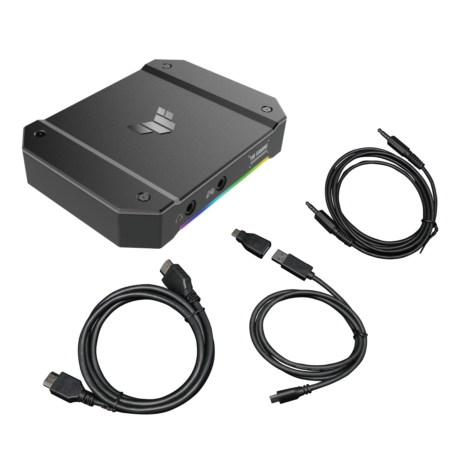 ASUS TUF GAMING CAPTURE BOX-4KPRO – 4K UHD, 120 fps, HDMI 2.1, USB 3.2 Gen 2 (USB-C) – Schwarz