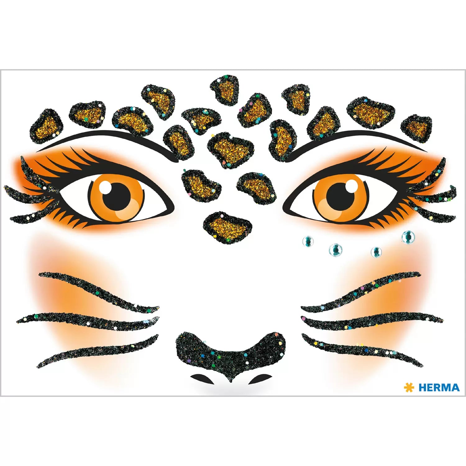HERMA Face Art Leopard – Tattoos, Folie