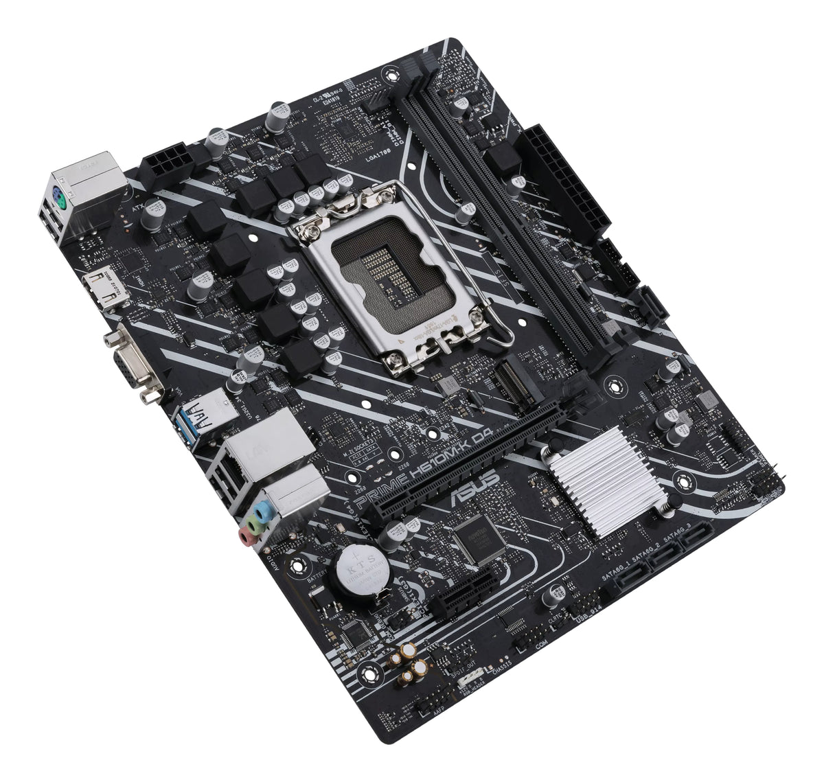 ASUS PRIME H610M-K D4 – Mainboard – LGA 1700, Intel H610, mATX, DDR4
