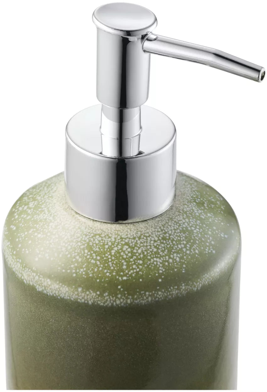 Diaqua Ruen Seifenspender – Keramik, Kunststoff, Braun/Aqua, 300 ml