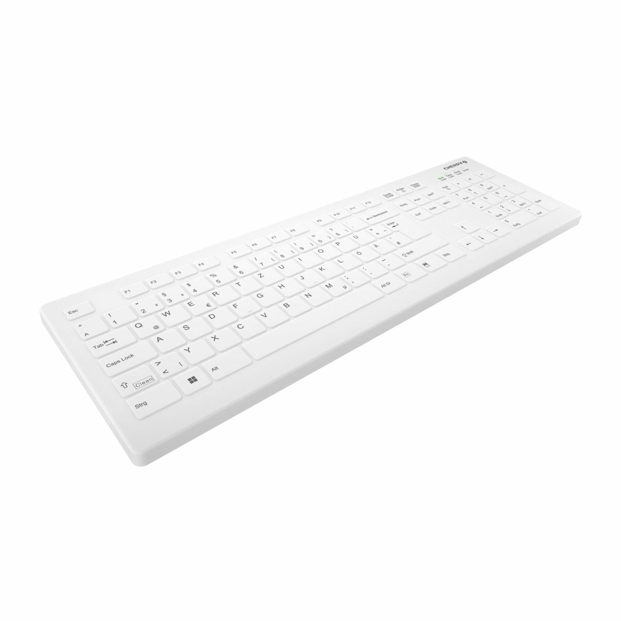 CHERRY Contour Active Key AK-C8112 – Tastatur, kabellos, DE-Layout (DE), Weiss