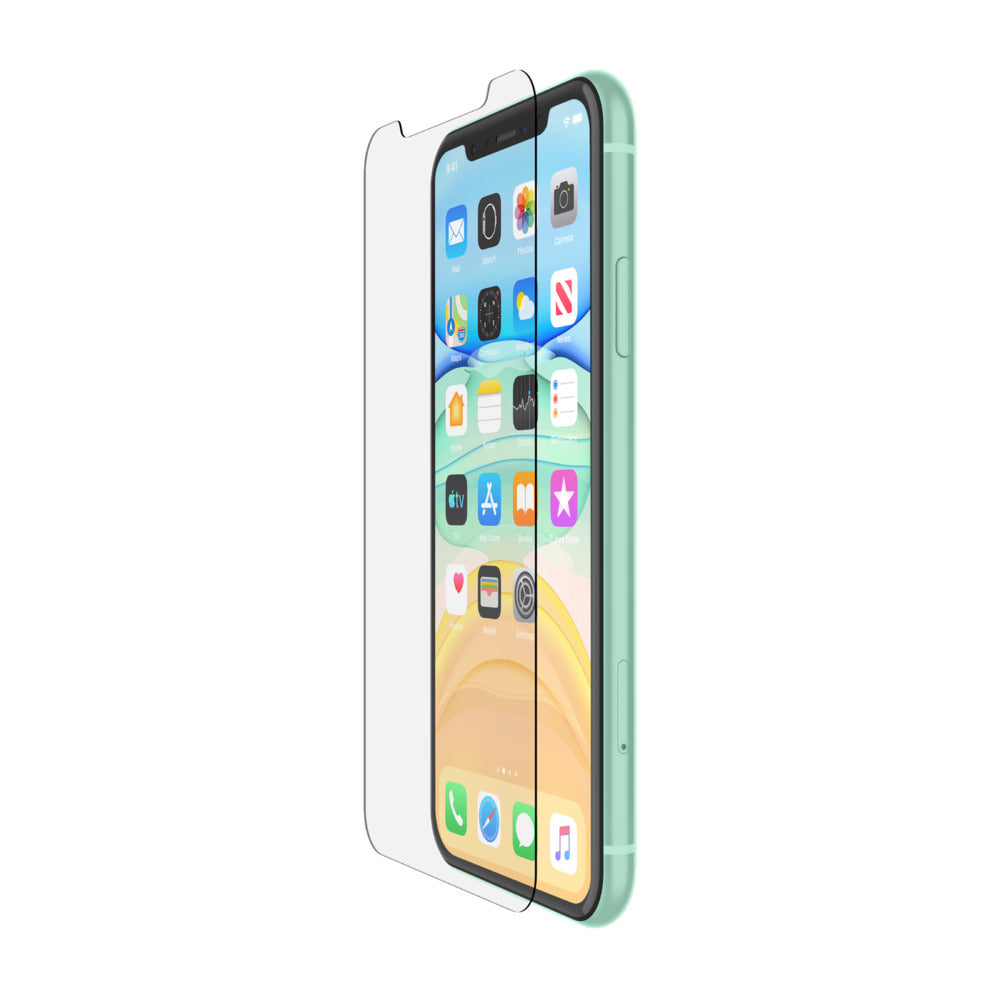 Belkin ScreenForce TemperedGlass Displayschutzglas – für Smartphones – Gehärtetes Glas – antimikrobiell