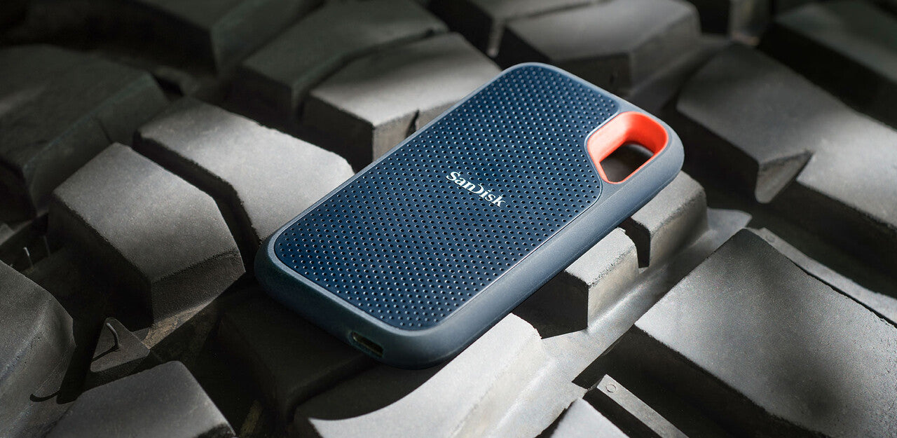 SanDisk Extreme Portable SSD – 4 TB, USB, 1 050/1 000 MB/s (Lesen/Schreiben)