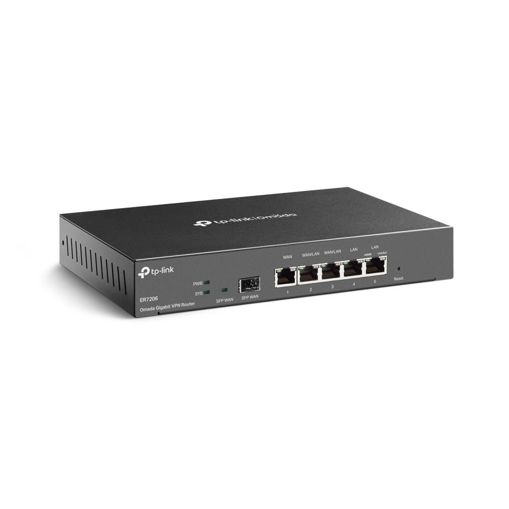 TP-Link ER7206 – VPN-Router – 5×GbE, 1×SFP, bis 5×WAN, IPSec/OpenVPN