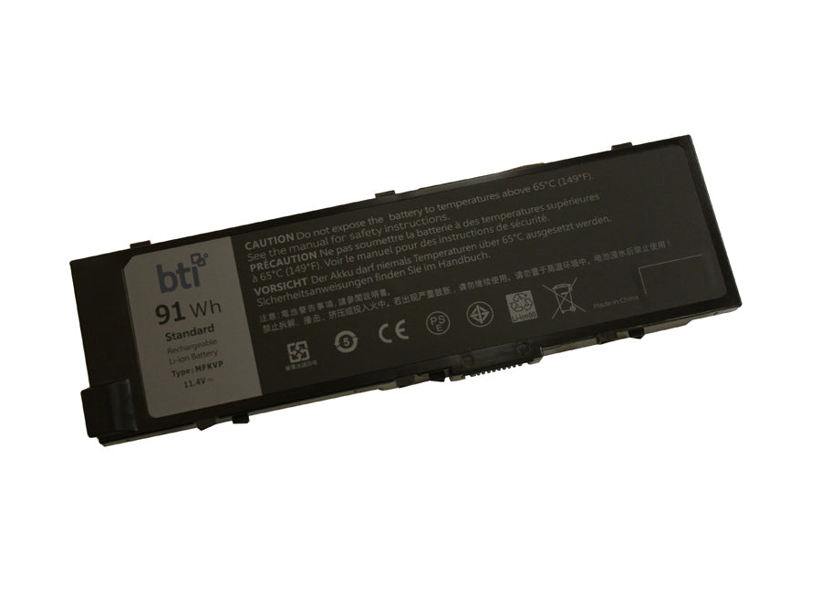 BTI Notebook-Akku – für Dell Precision 7510 – 91 Wh, 11,4 V – Schwarz