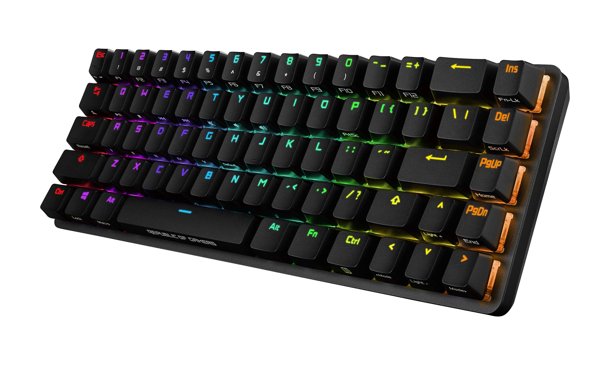 ASUS ROG Falchion – Gaming-Tastatur 65% – Mechanisch, RGB – 2,4 GHz & USB-C – AZERTY (FR) – Ohne Ziffernblock