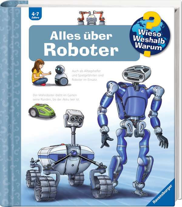 Ravensburger Buch – WWW47 Alles über Roboter, Hardcover, 16 Seiten, Deutsch, ab 4 Jahren
