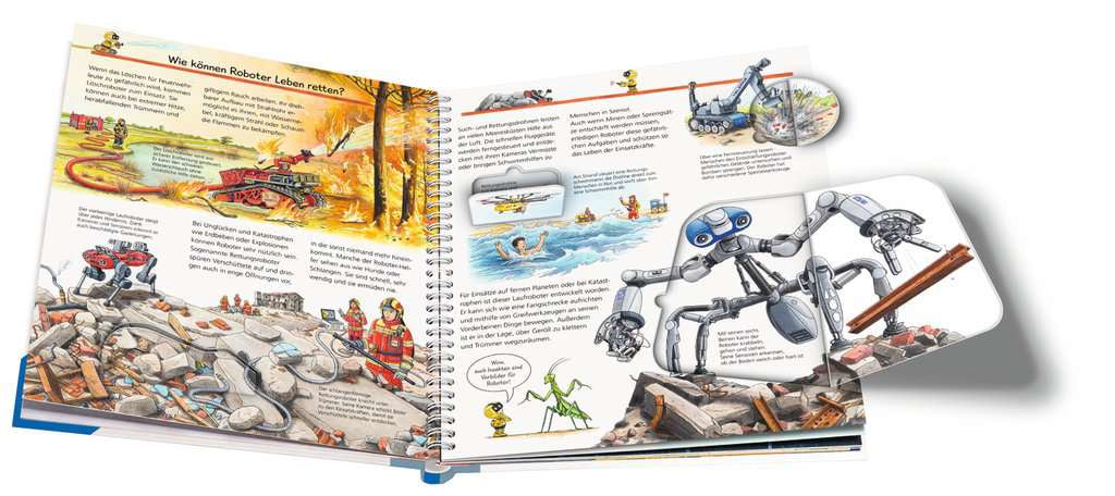 Ravensburger Buch – WWW47 Alles über Roboter, Hardcover, 16 Seiten, Deutsch, ab 4 Jahren