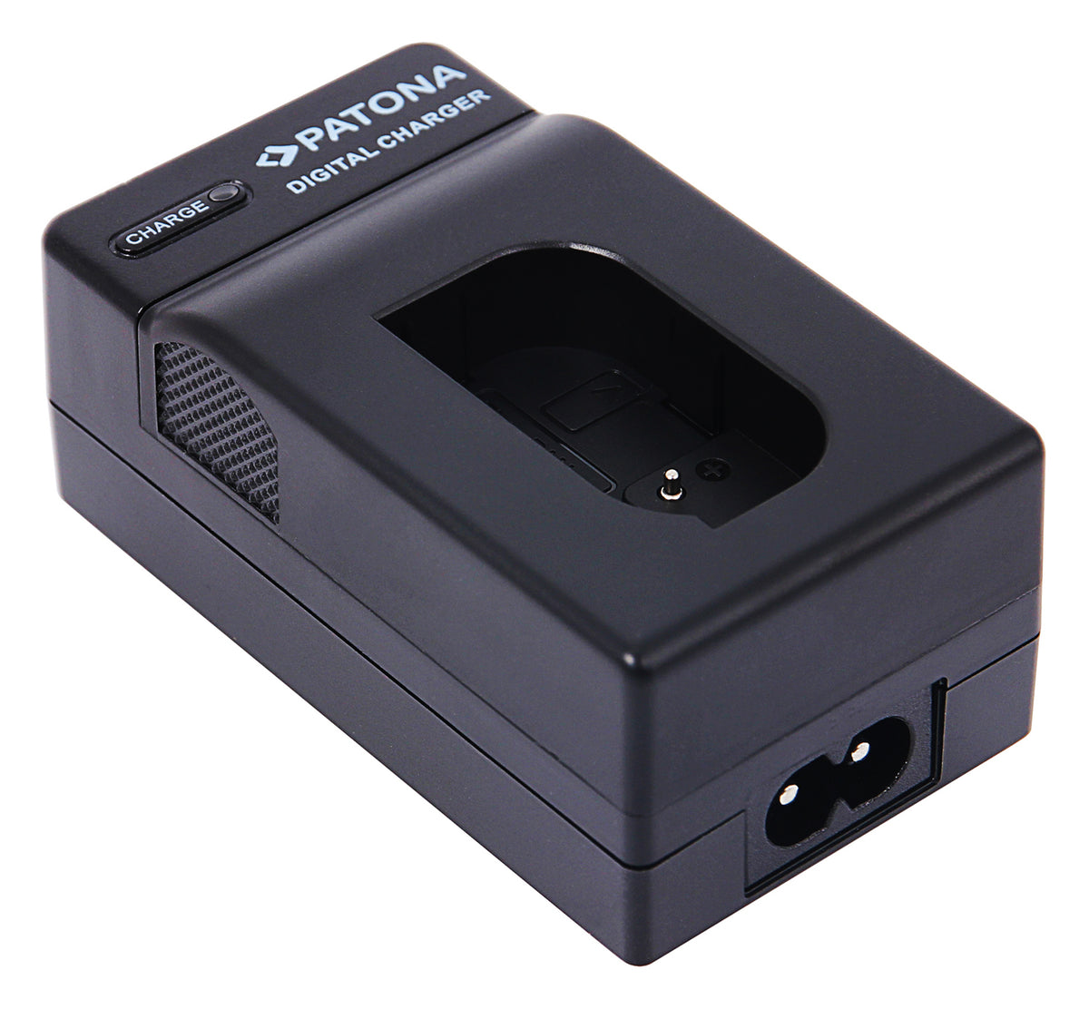 PATONA 2-in-1 Akkuladegerät – für Panasonic DMW-BLK22, DC-S5, G9 und andere – 1-fach, AC, Zigarettenanzünder