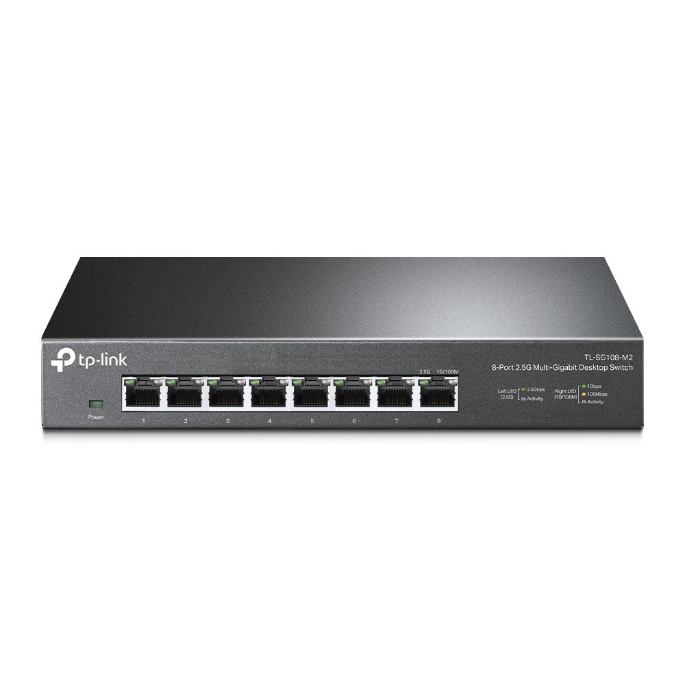 TP-Link TL-SG108-M2 – Unmanaged Switch – 8× 2,5G, 40 Gbit/s, Desktop