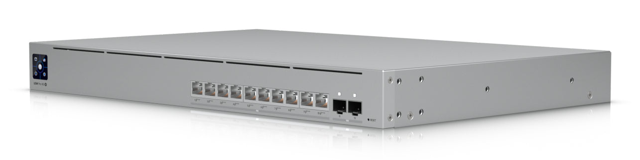 Ubiquiti UniFi Pro XG 10 – Managed Switch – 10×10G, 2×SFP+, L2+/L3, PoE++ 400 W, 1U