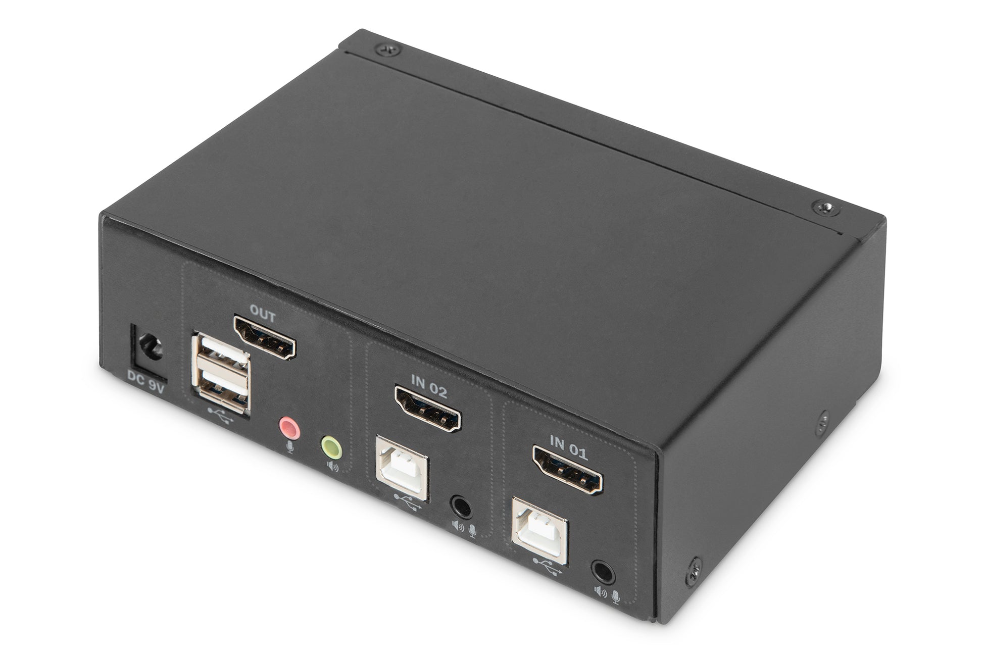 Digitus KVM-Switch 2×1, HDMI/USB, 4K (3840 × 2160)