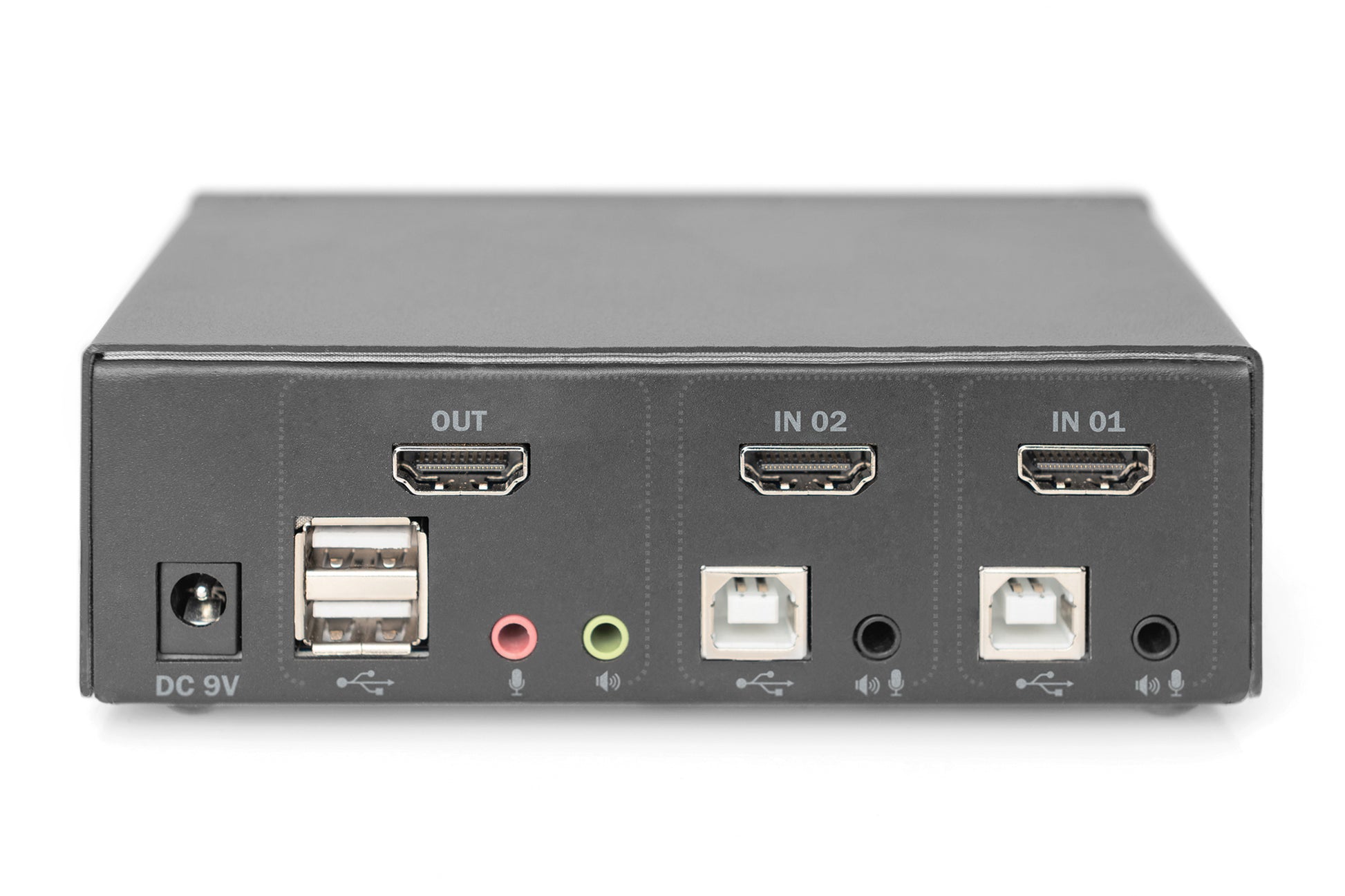Digitus KVM-Switch 2×1, HDMI/USB, 4K (3840 × 2160)