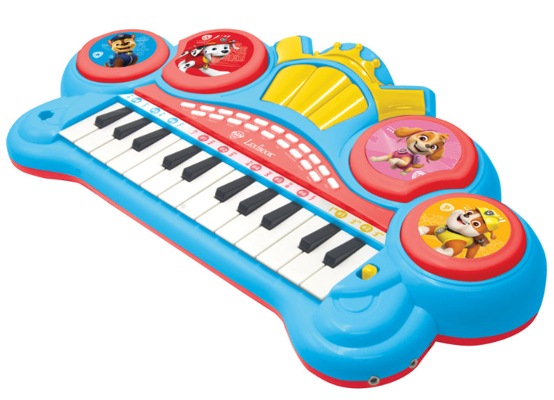 Lexibook Klavier PAW Patrol – 24 Tasten, mit Sitz, Mikrofon, Aux-In – 41 × 59 × 21 cm – ab 3 J.