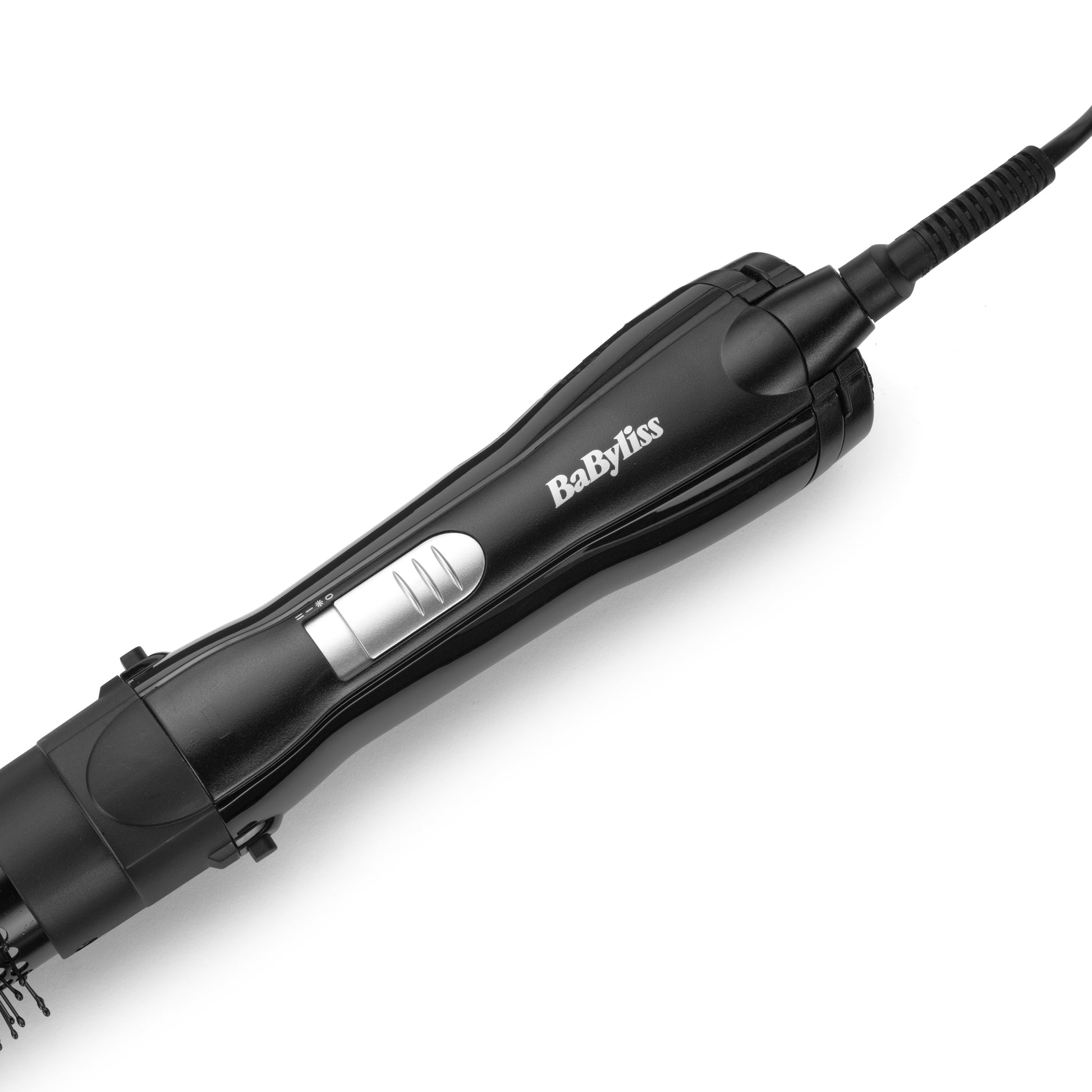 BaByliss Shape & Smooth Glättbürste AS82E – schwarz – Keramikbeschichtung, 800 W, 2 Aufsätze
