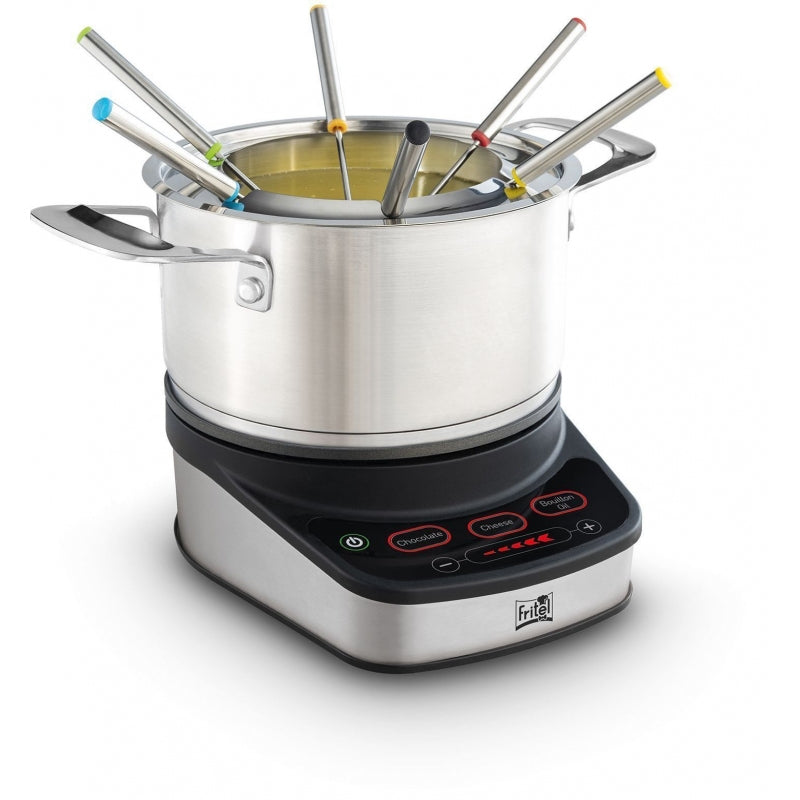 Fritel Fondue-Set FO4290 – Edelstahl, 1,5 l, 6 Personen, elektrisch