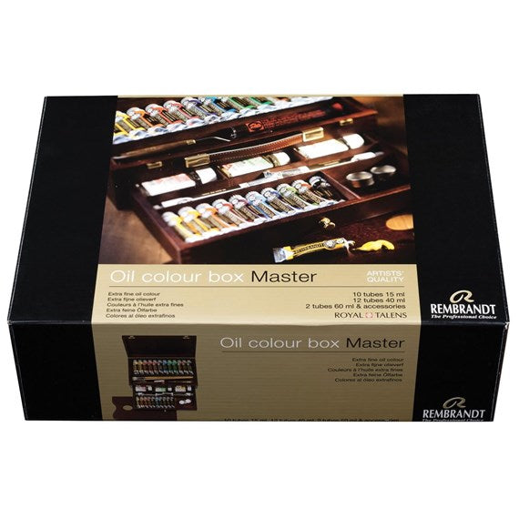 Royal Talens Rembrandt – Master – Ölfarbe – Set – 24 Farben, inkl. Pinsel