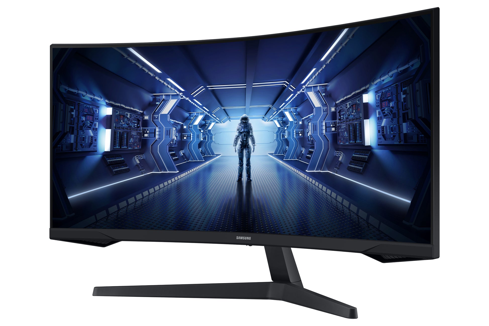 Samsung Odyssey G5 G55T – 34" Gebogen 1000R, 3440 × 1440 (UWQHD), VA, 165 Hz, HDR10