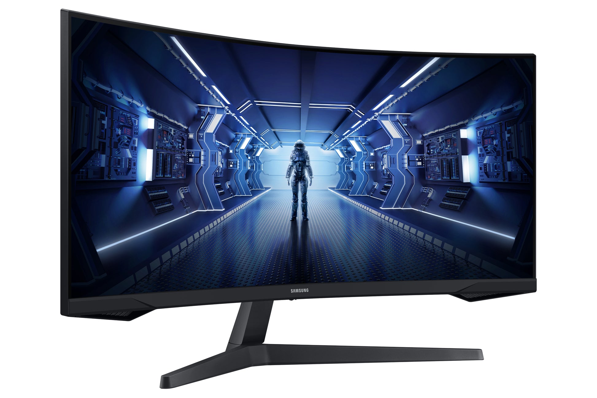 Samsung Odyssey G5 G55T – 34" Gebogen 1000R, 3440 × 1440 (UWQHD), VA, 165 Hz, HDR10
