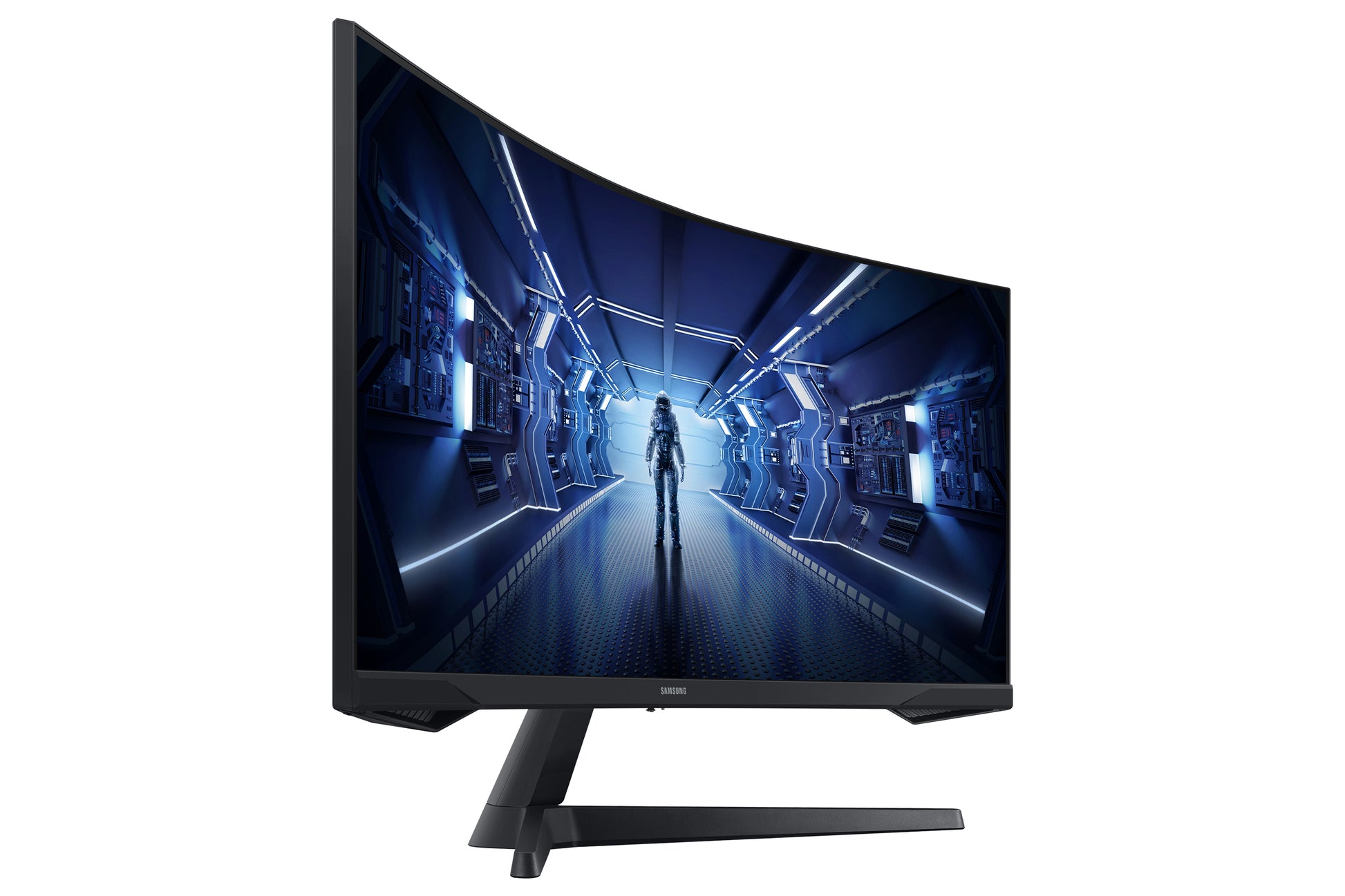 Samsung Odyssey G5 G55T – 34" Gebogen 1000R, 3440 × 1440 (UWQHD), VA, 165 Hz, HDR10