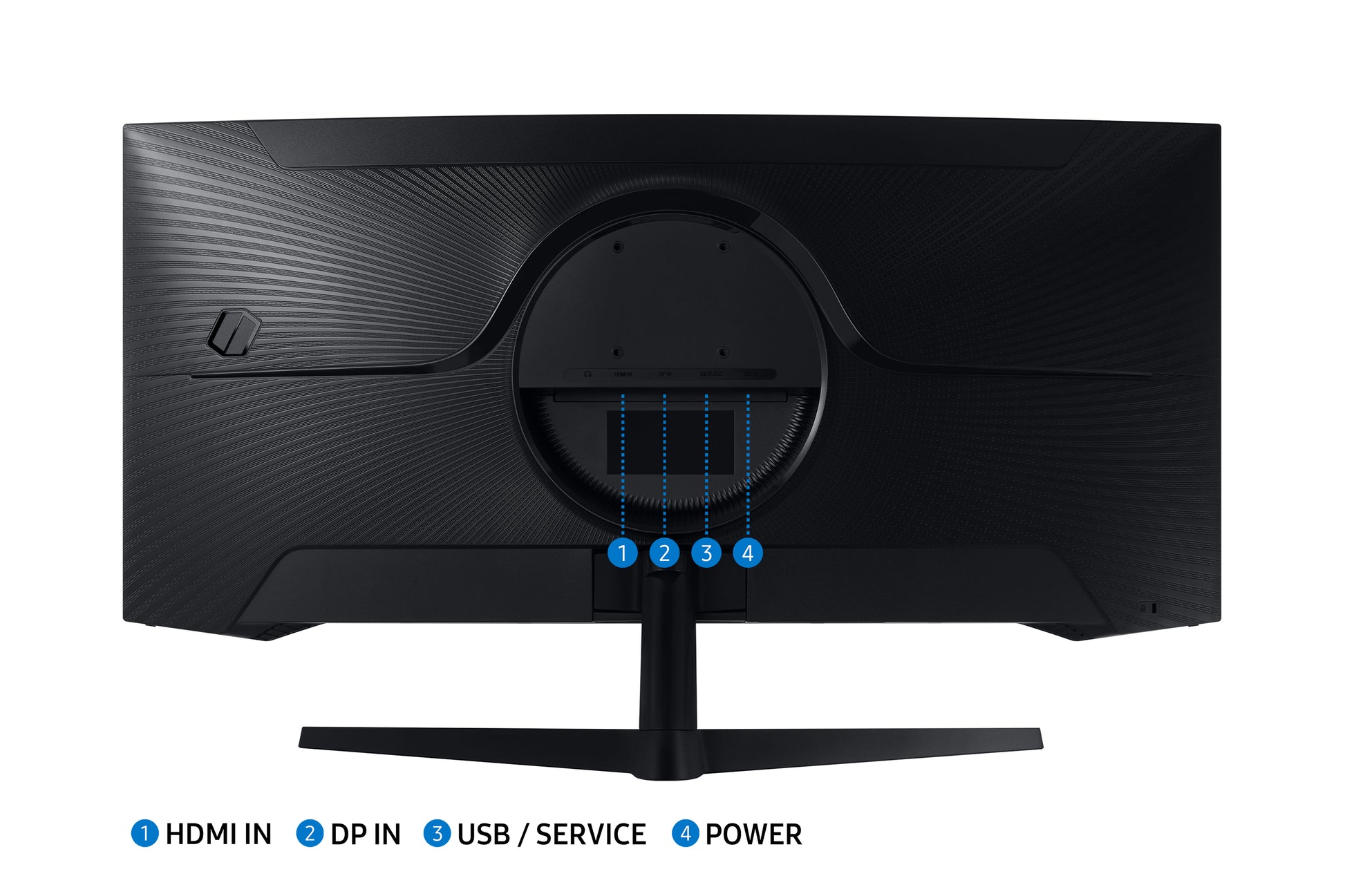 Samsung Odyssey G5 G55T – 34" Gebogen 1000R, 3440 × 1440 (UWQHD), VA, 165 Hz, HDR10