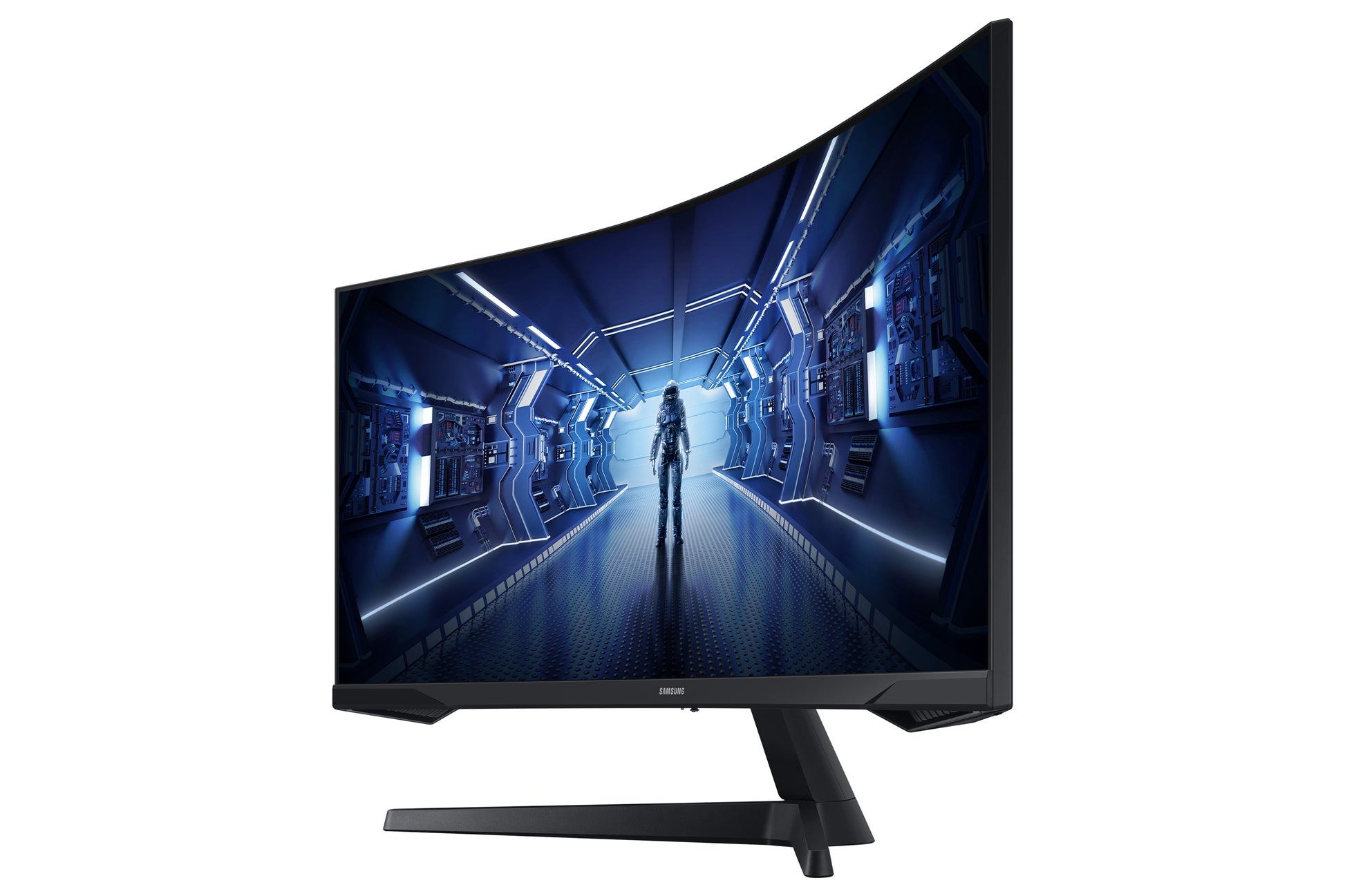 Samsung Odyssey G5 G55T – 34" Gebogen 1000R, 3440 × 1440 (UWQHD), VA, 165 Hz, HDR10