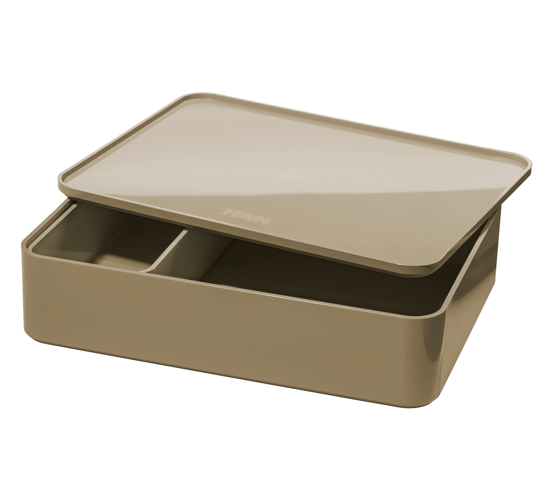 HAN Smart Organizer Allison 1110-43 Schubladenelement – 1 Schublade, beige, ABS, B 260 × H 68 × T 195 mm