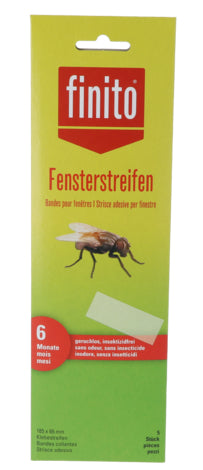 finito Insektenfalle – gelb – selbstklebend – für Fluginsekten – 5 Stk.