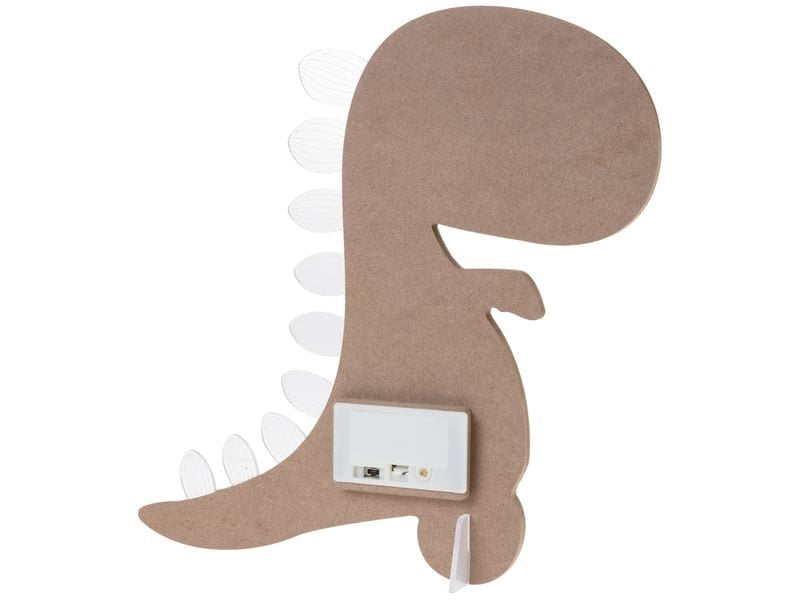 COCON Dekolampe Dino – LED, batteriebetrieben, 2× AA, Laufzeit 6 h – Grün