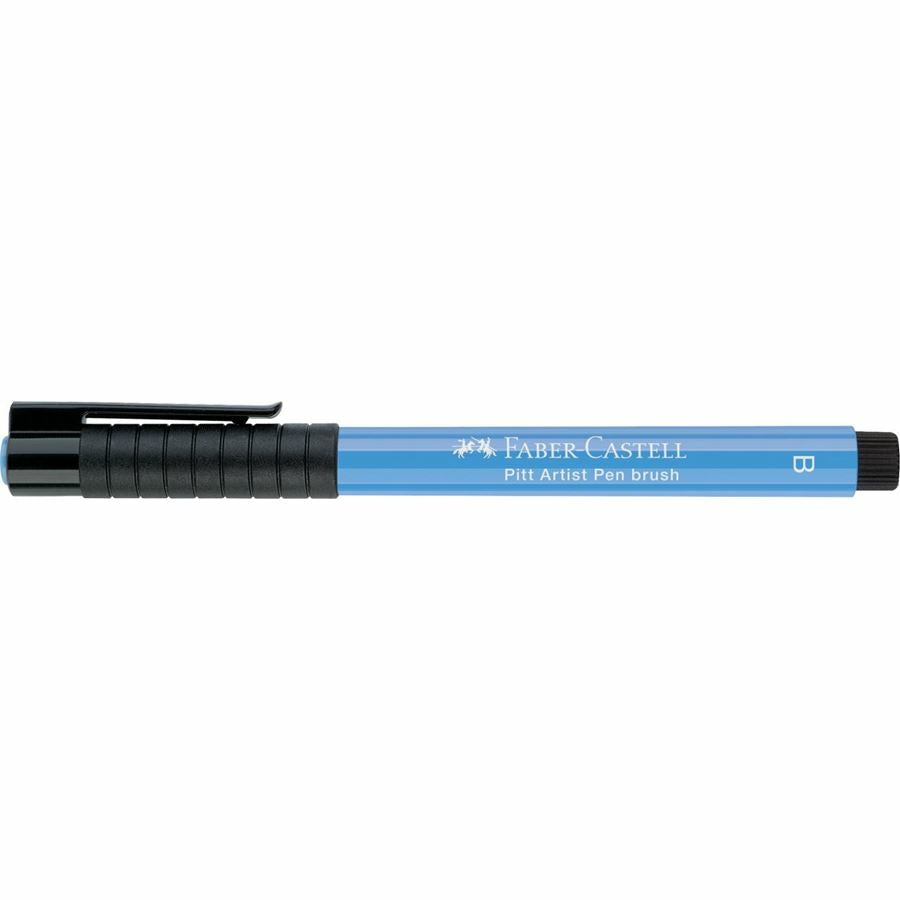 Faber-Castell Pitt Artist – Pinselstift, 2,5 mm, pigmentiert, wasserfest, smaltblau