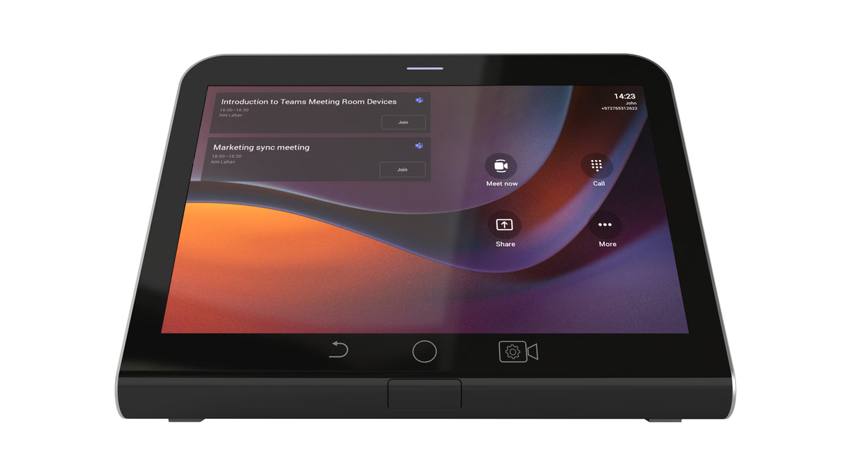 AudioCodes RX-PAD – Touchpanel – 8,0", Bluetooth/LAN, Schwarz, für Microsoft Teams auf Android