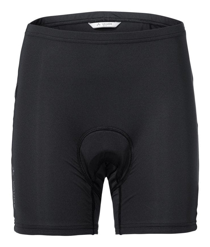 VAUDE Velo-Innenhose T-Pad Damen – Grösse 48 – Schwarz, Polyester/Elasthan (recycelt), Slim fit