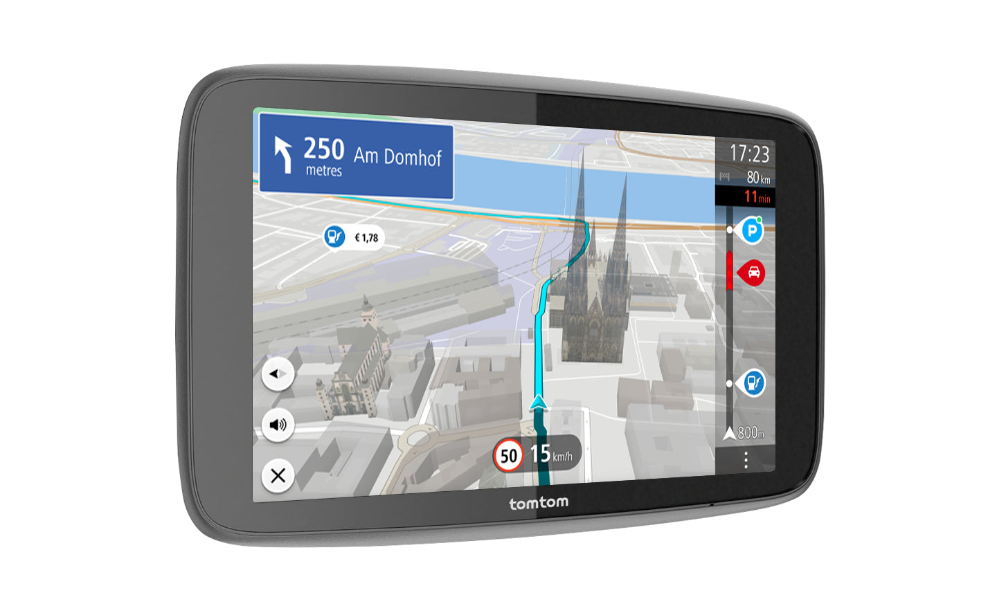 TomTom GO Navigator 2. Gen. 6 – 6" Navigationsgerät, Multitouch, 32 GB, Schwarz