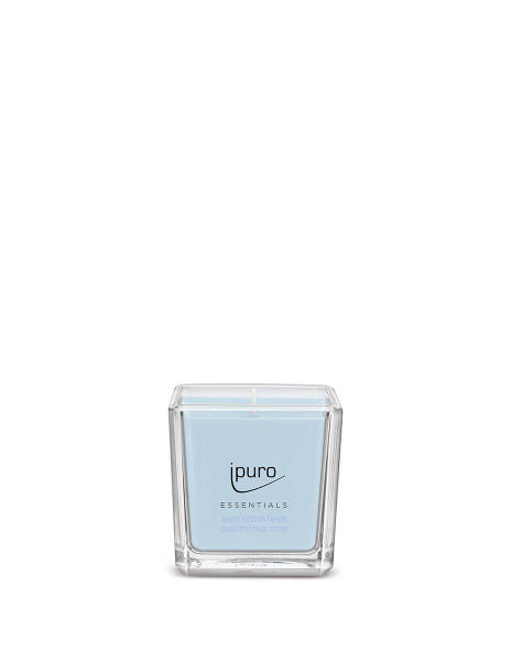 ipuro Essentials Cotton Fields – Duftkerze, Quadratisch, 25 h
