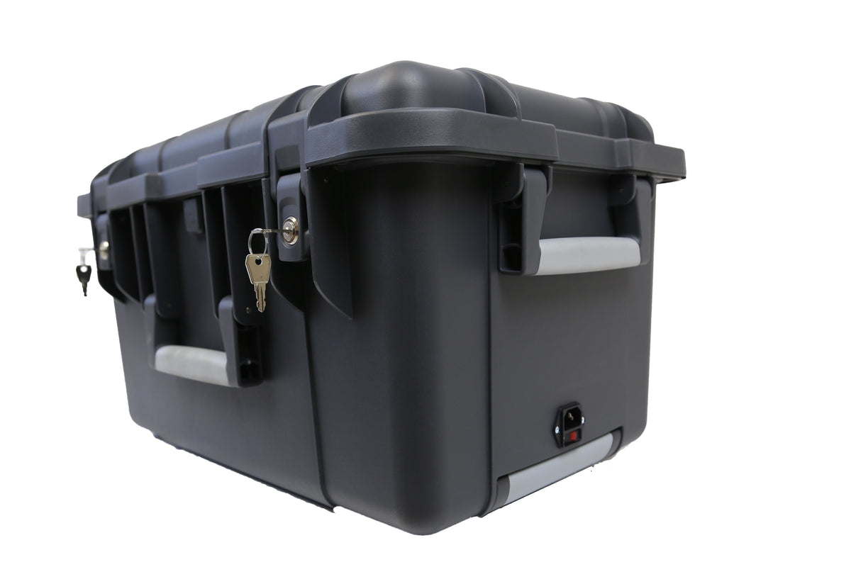 LEBA Innovation Leba NoteCase Columbus Gerätewagen – für 16 Tablets – USB-C, abschliessbar – Grau
