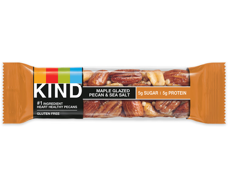 Kind Riegel – Ahorn-Glasiert, Pekannuss & Meersalz, glutenfrei – 12 × 40 g
