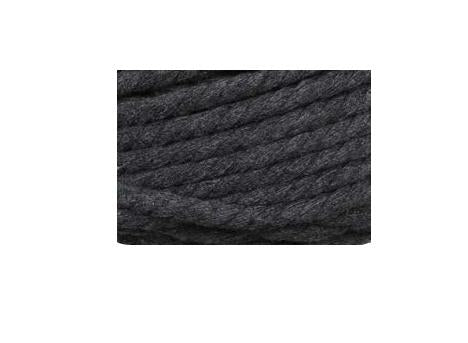 Glorex Makramee-Kordel Anthrazit – Ø 3 mm, 250 g, 63 m, Baumwolle/Polyester