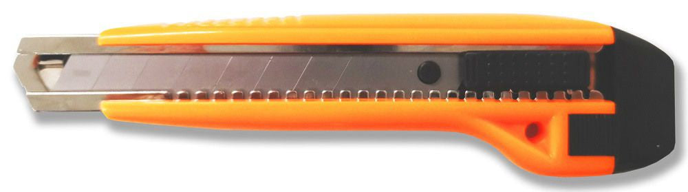 Buroline BÜROLINE 167004 – Abbrechmesser 18 mm, Kunststoff, Orange, 1 Stk.