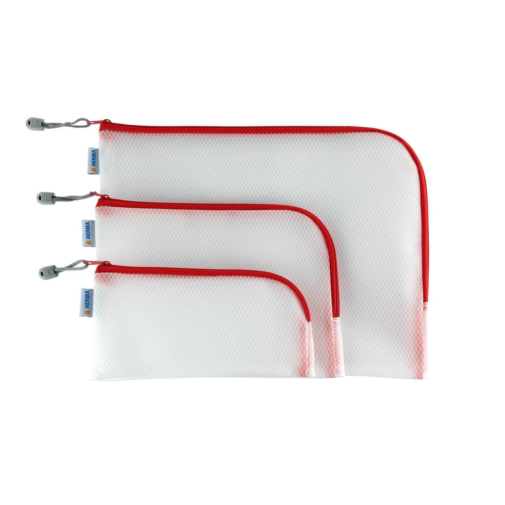 HERMA Etui – rot – Kunststoff – 23,0 × 11,0 × 0,7 cm